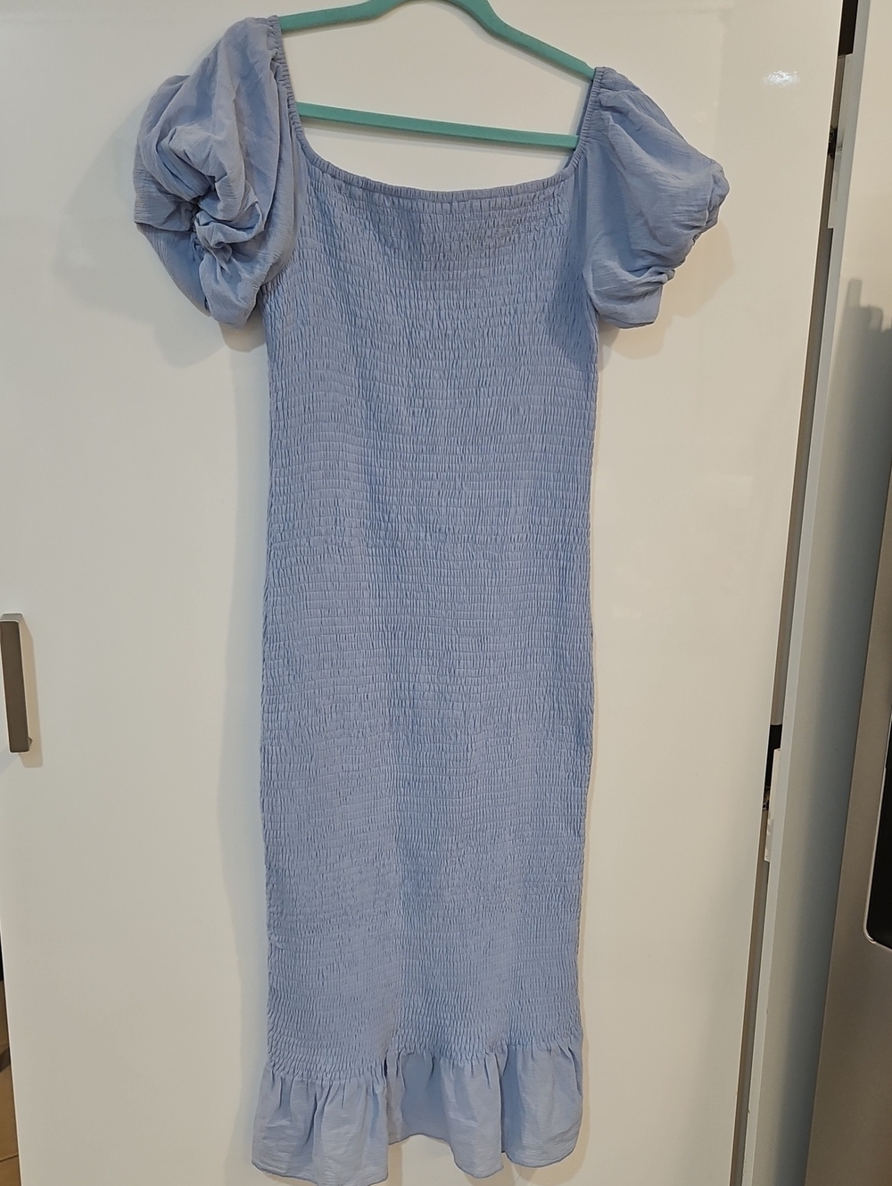 Baltic Born  Puff Alana  Smocked Midi Dress